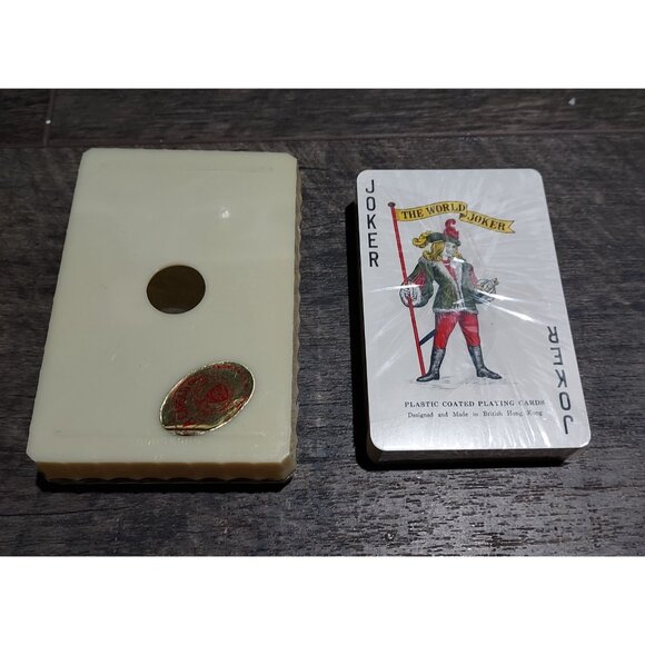 Playing Cards Mount Vernon Woodlawn Mansion Postcard Old Vintage Fancy Case - Picture 3 of 5